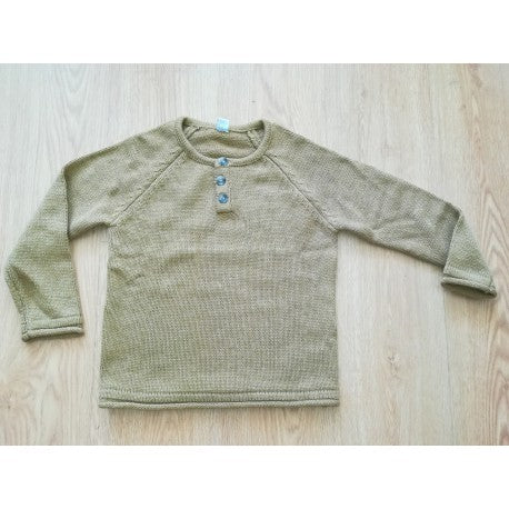 Jersey de punto cuello con botones-ALM-DDT4040