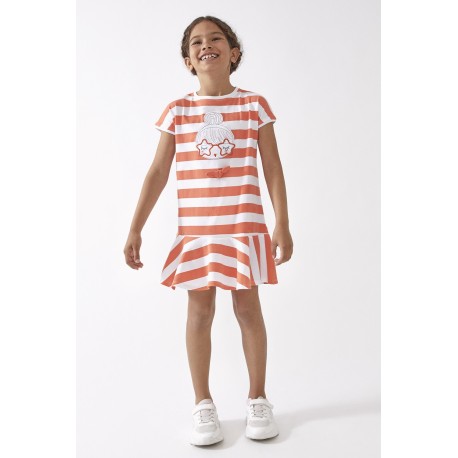 Vestido niña manga corta rayas-246050-Street Monkey