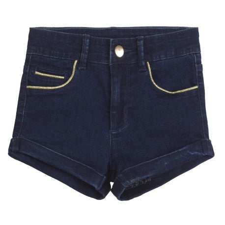 Short vaquero con detalles de hilo dorado-ALM-KGV58911-Newness